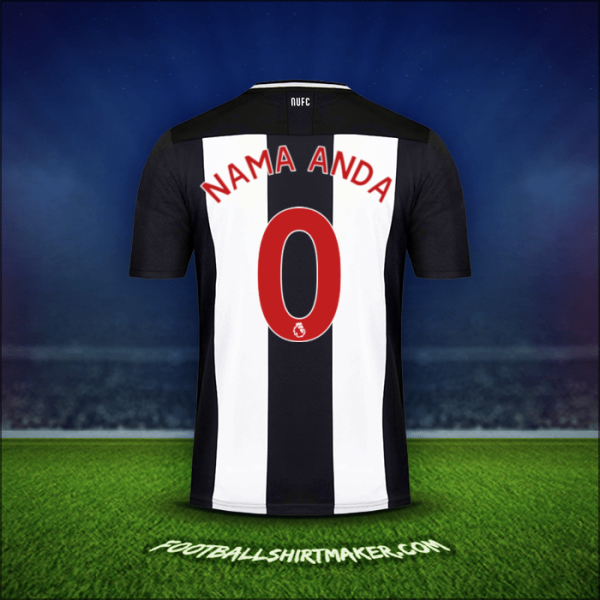 Jersey Newcastle United FC 2019/20 -  nama anda - 0