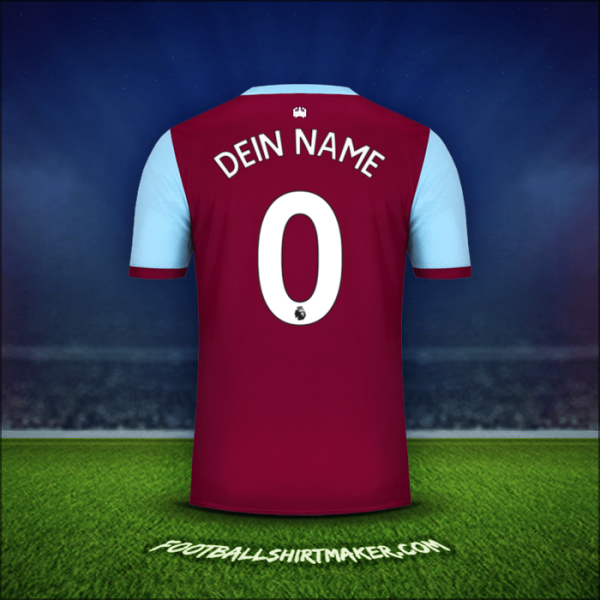 Trikot West Ham United FC 2019/20 -  dein name - 0