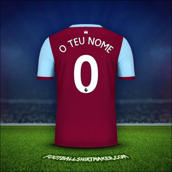 Camisola West Ham United FC 2019/20 -  o teu nome - 0