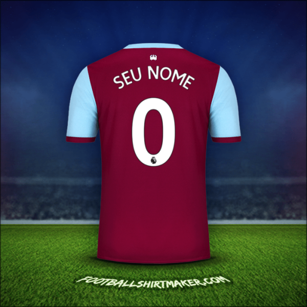 Camisa West Ham United FC 2019/20 -  seu nome - 0