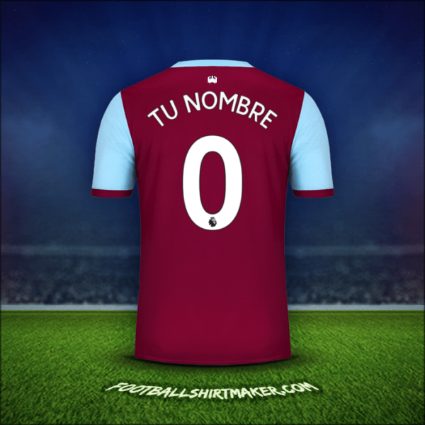 Camiseta West Ham United FC 2019/20 -  tu nombre - 0