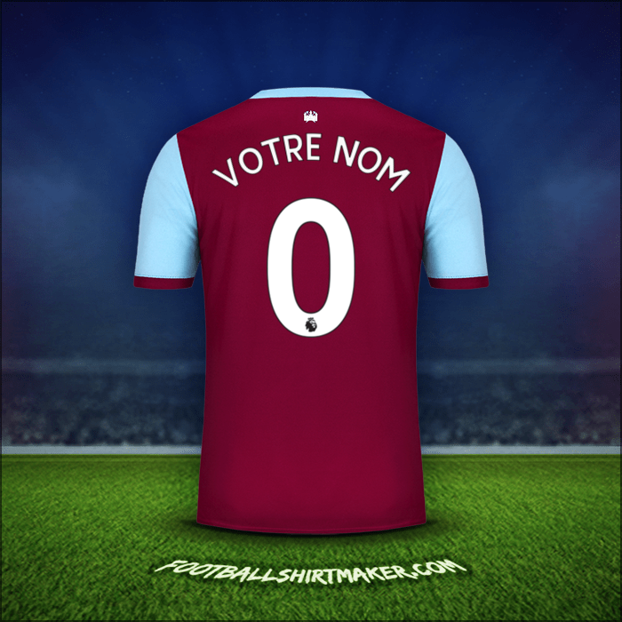 Maillot West Ham United FC 2019/20 -  votre nom - 0