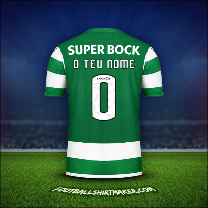 Camisola Sporting Clube 2019/20 -  o teu nome - 0