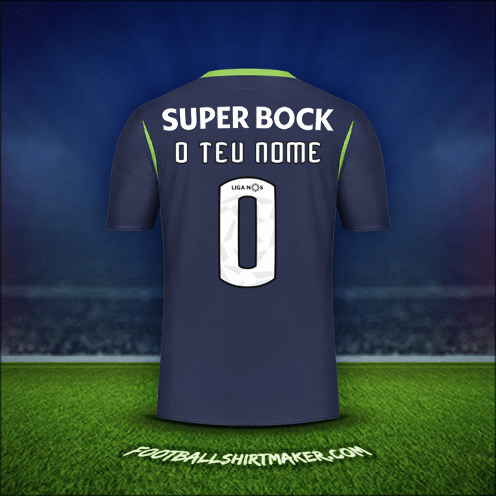 Camisola Sporting Clube 2019/20 Alternativa -  o teu nome - 0