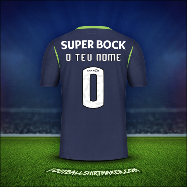 Camisola Sporting Clube 2019/20 Alternativa -  o teu nome - 0