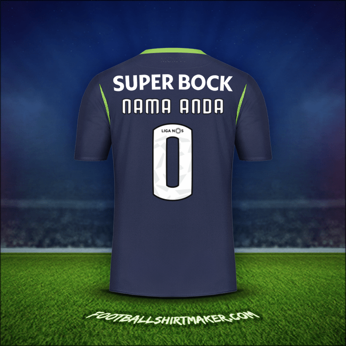Jersey Sporting Clube 2019/20 Alternatif -  nama anda - 0