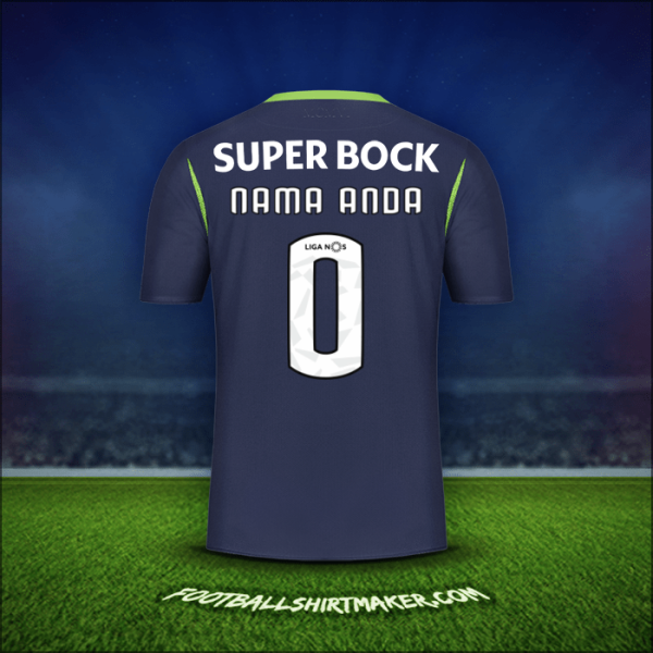 Jersey Sporting Clube 2019/20 Alternatif -  nama anda - 0