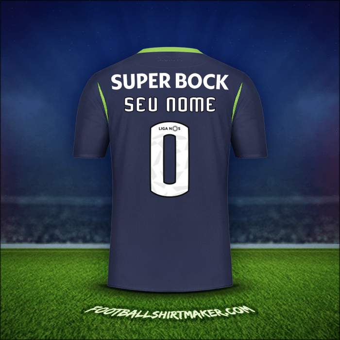 Camisa Sporting Clube 2019/20 Alternativa -  seu nome - 0