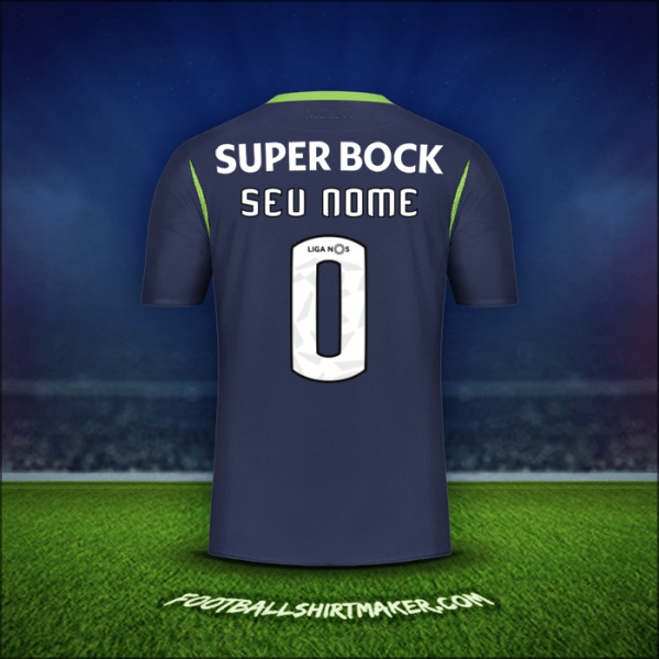 Camisa Sporting Clube 2019/20 Alternativa -  seu nome - 0