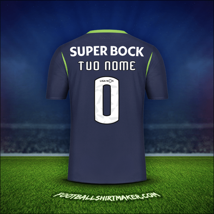 Maglia Sporting Clube 2019/20 Seconda -  tuo nome - 0