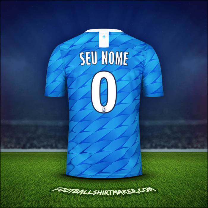 Camisa Olympique de Marseille 2019/20 Alternativa -  seu nome - 0