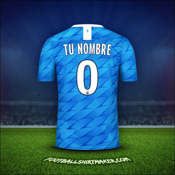 Jersey Olympique de Marseille 2019/20 Visita -  tu nombre - 0