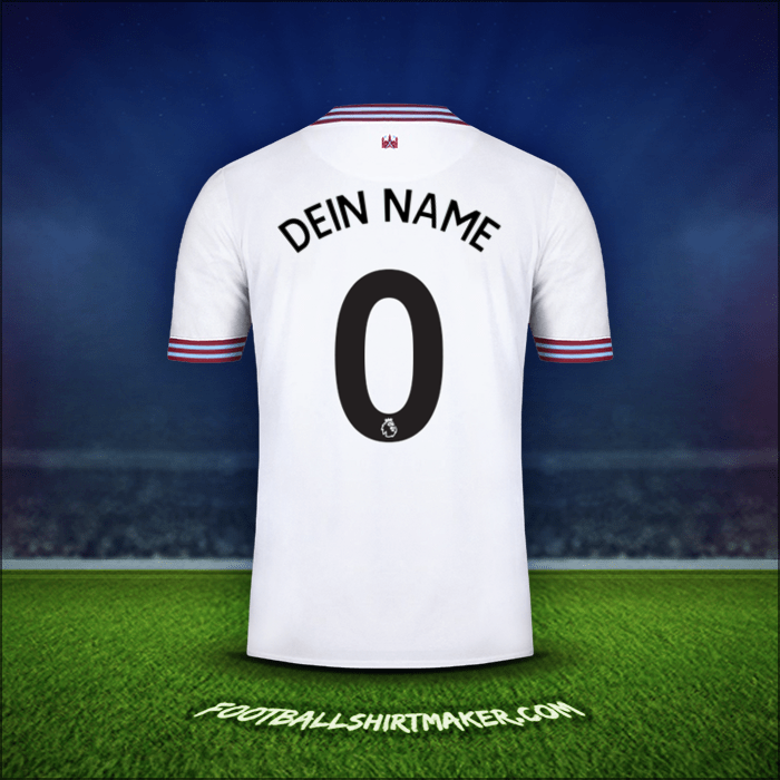 Trikot West Ham United FC 2019/20 Auswärts -  dein name - 0