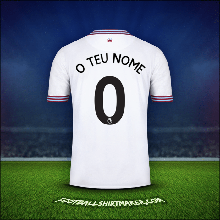 Camisola West Ham United FC 2019/20 Alternativa -  o teu nome - 0