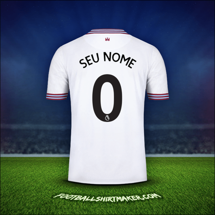 Camisa West Ham United FC 2019/20 Alternativa -  seu nome - 0