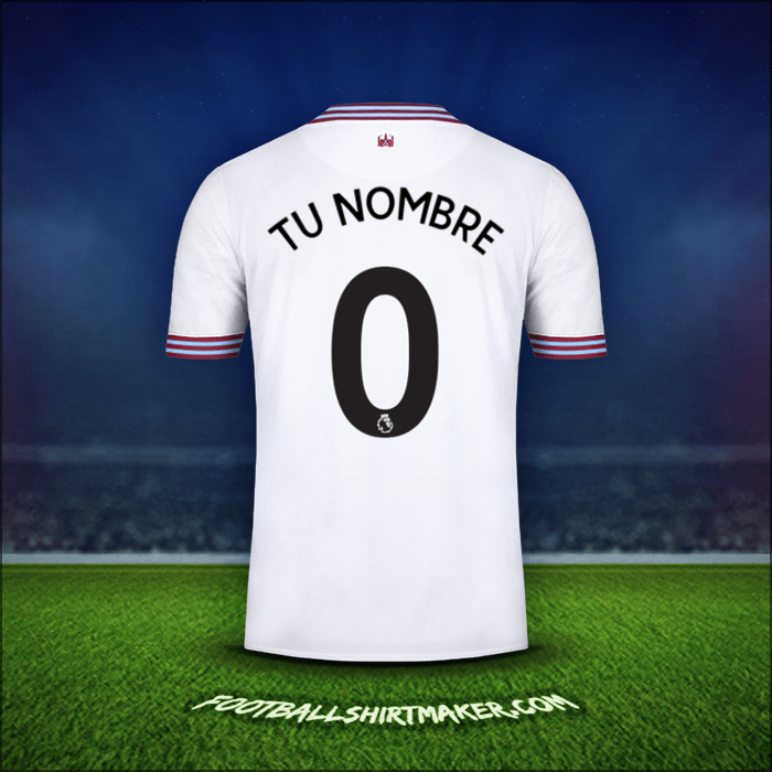 Jersey West Ham United FC 2019/20 Visita -  tu nombre - 0