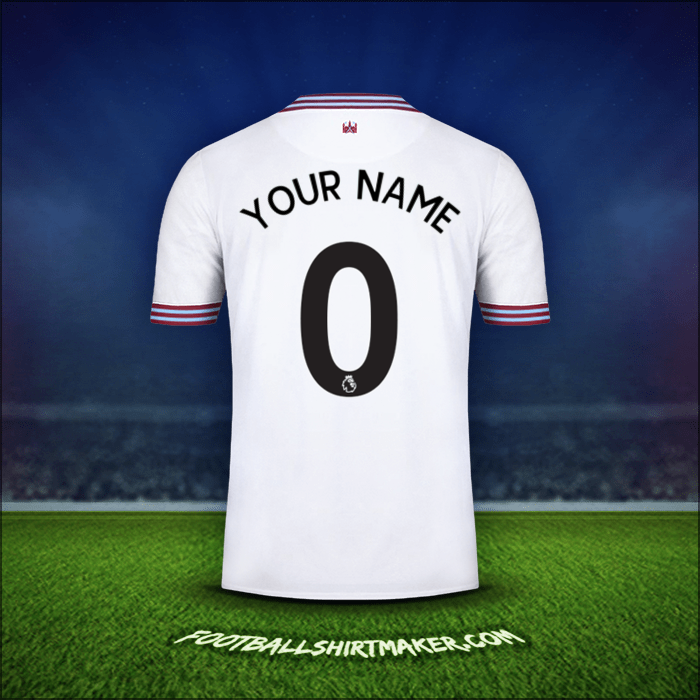 Jersey West Ham United FC 2019/20 Away -  your name - 0