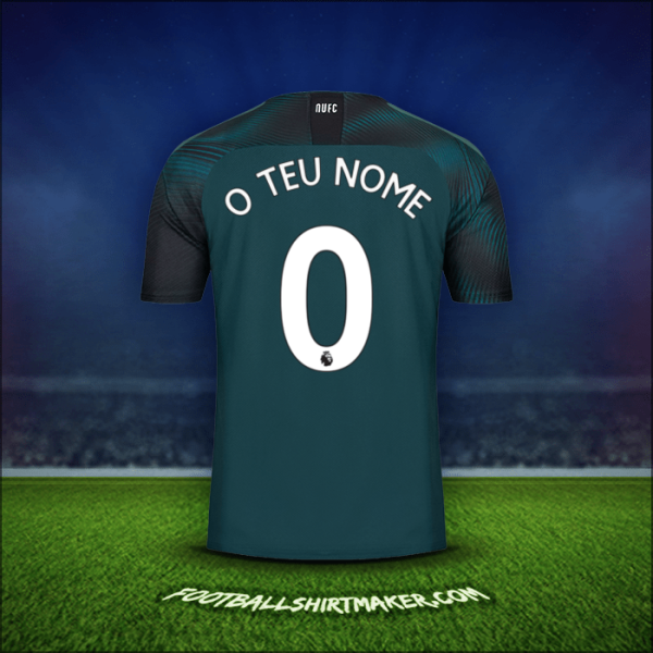 Camisola Newcastle United FC 2019/20 Alternativa -  o teu nome - 0