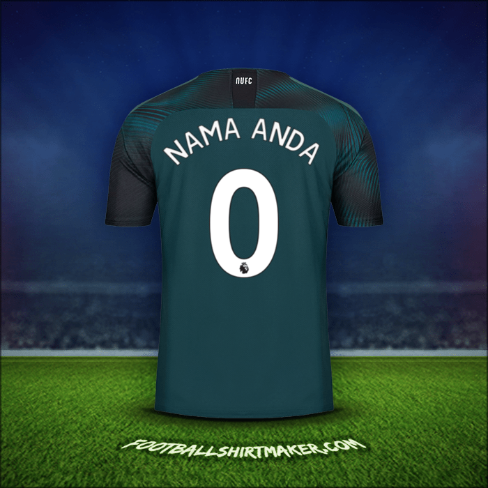 Jersey Newcastle United FC 2019/20 Alternatif -  nama anda - 0