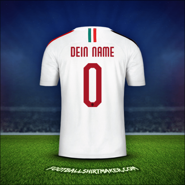 Trikot AC Milan 2019/20 Auswärts -  dein name - 0