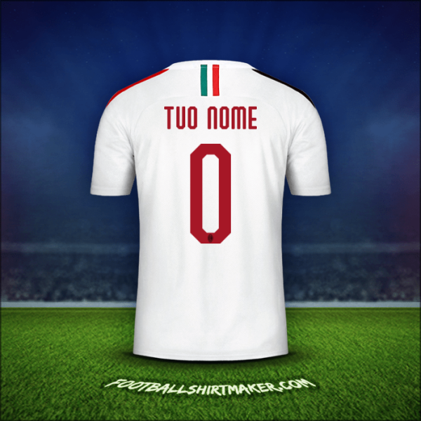 Maglia AC Milan 2019/20 Seconda -  tuo nome - 0