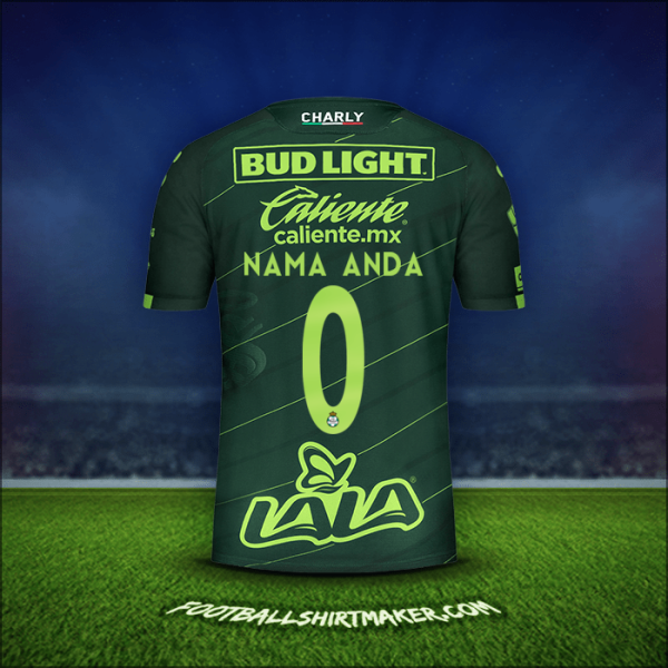 Jersey Santos Laguna 2019/20 Alternatif -  nama anda - 0