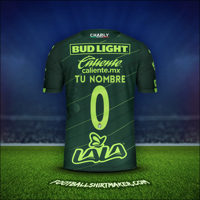 Camiseta Santos Laguna 2019/20 Visita -  tu nombre - 0