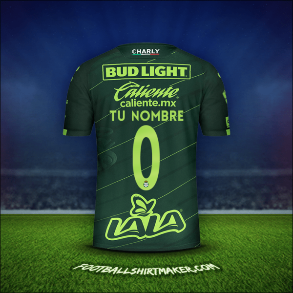 Jersey Santos Laguna 2019/20 Visita -  tu nombre - 0
