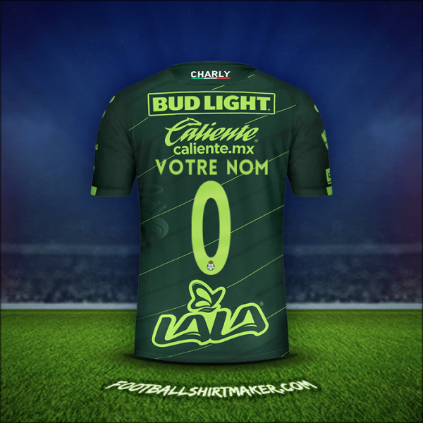 Maillot Santos Laguna 2019/20 Extérieur -  votre nom - 0