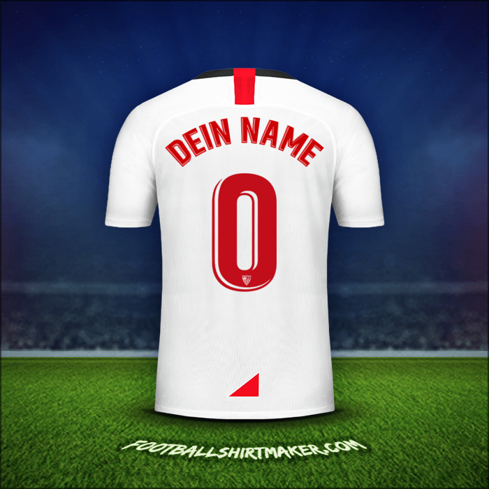 Trikot Sevilla FC 2019/2020 -  dein name - 0