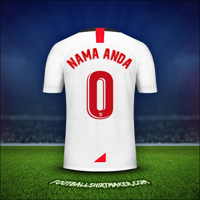 Jersey Sevilla FC 2019/2020 -  nama anda - 0
