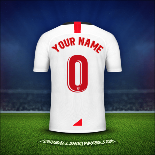 Shirt Sevilla FC 2019/2020 -  your name - 0