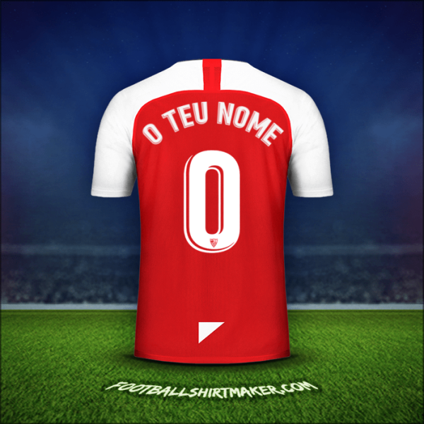 Camisola Sevilla FC 2019/2020 Alternativa -  o teu nome - 0