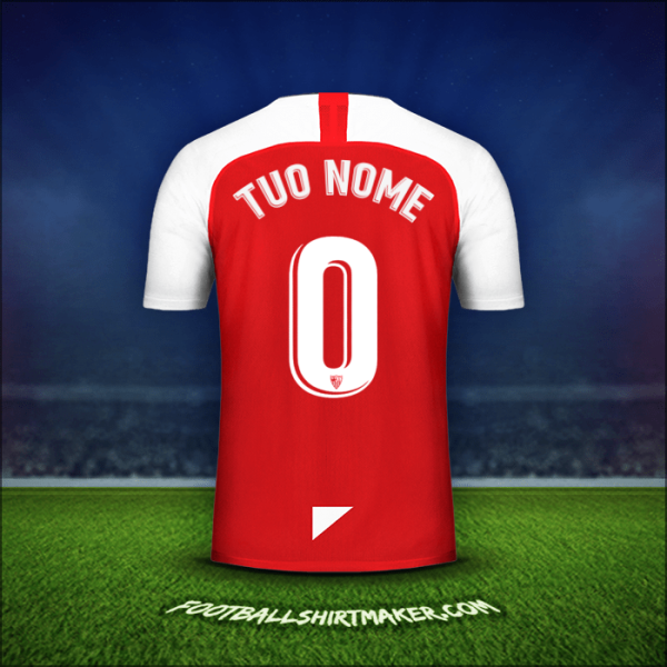 Maglia Sevilla FC 2019/2020 Seconda -  tuo nome - 0