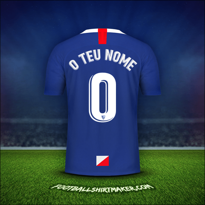 Camisola Sevilla FC 2019/2020 Terceira -  o teu nome - 0