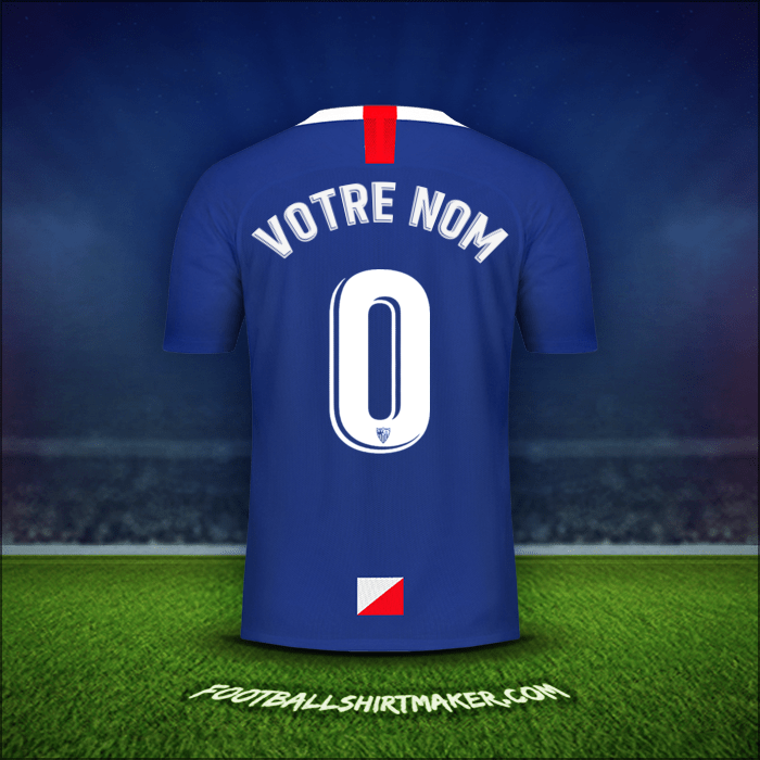 Maillot Sevilla FC 2019/2020 Troisième -  votre nom - 0
