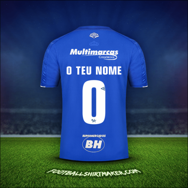 Camisola Cruzeiro 2019/20 -  o teu nome - 0