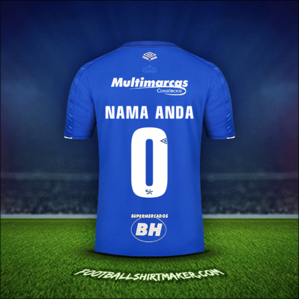 Jersey Cruzeiro 2019/20 -  nama anda - 0