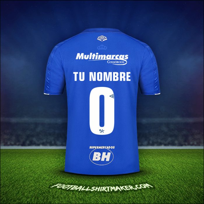 Camiseta Cruzeiro 2019/20 -  tu nombre - 0