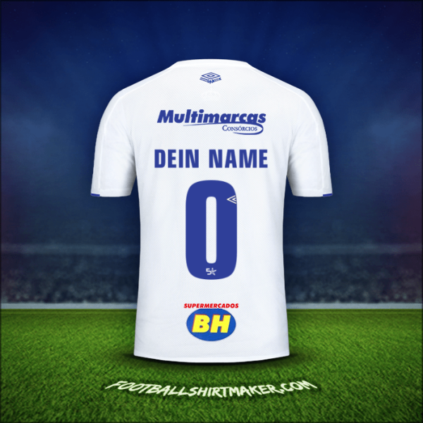 Trikot Cruzeiro 2019/20 Auswärts -  dein name - 0