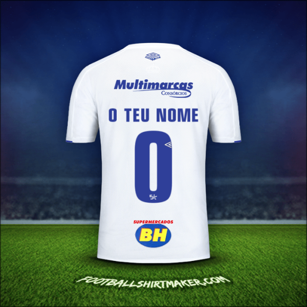 Camisola Cruzeiro 2019/20 Alternativa -  o teu nome - 0