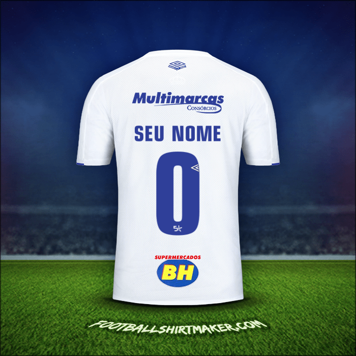 Camisa Cruzeiro 2019/20 Alternativa -  seu nome - 0