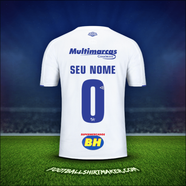 Camisa Cruzeiro 2019/20 Alternativa -  seu nome - 0