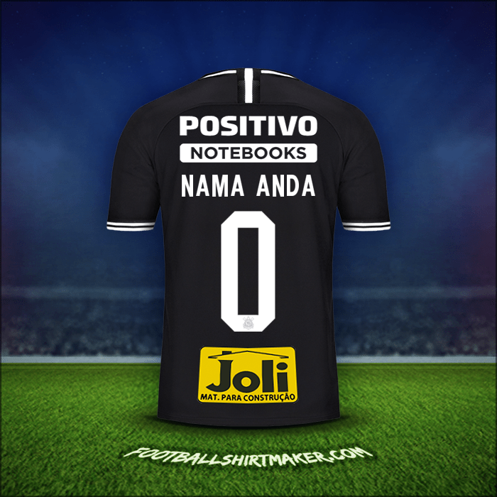 Jersey Corinthians 2019/20 Alternatif -  nama anda - 0
