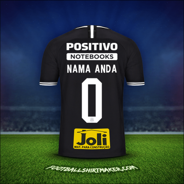 Jersey Corinthians 2019/20 Alternatif -  nama anda - 0
