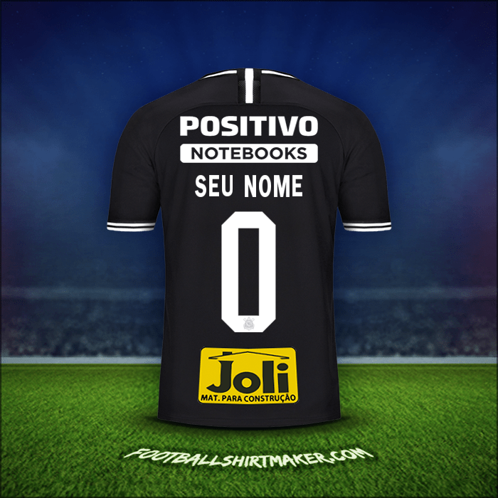Camisa Corinthians 2019/20 Alternativa -  seu nome - 0