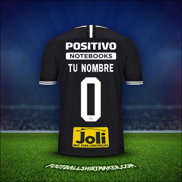 Camiseta Corinthians 2019/20 Visita -  tu nombre - 0