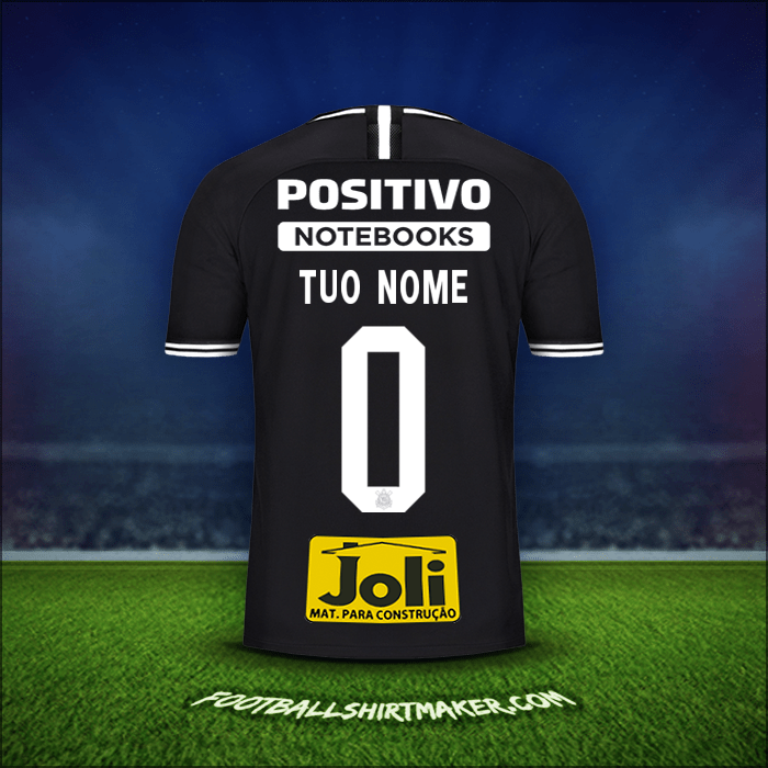 Maglia Corinthians 2019/20 Seconda -  tuo nome - 0