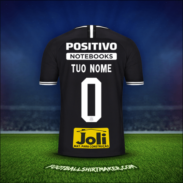 Maglia Corinthians 2019/20 Seconda -  tuo nome - 0