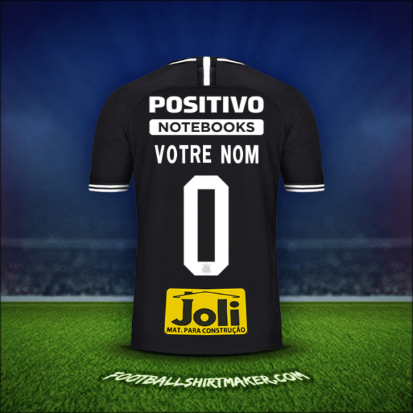 Maillot Corinthians 2019/20 Extérieur -  votre nom - 0